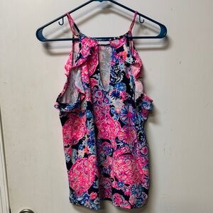 Lilly Pulitzer  Sleeveless Top - Pink and Blue